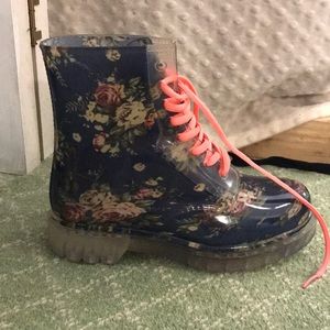 Floral boots
